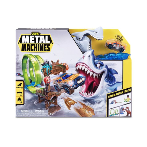 Mașinuțe de jucărie - Metal Machines set de joaca Pista rechinului