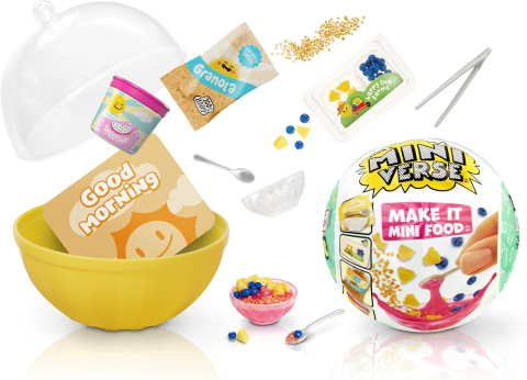 Jucării interactive și tematice - Mini figurina MGA Miniverse Make It Mini Food Cafe Series 8.26 cm