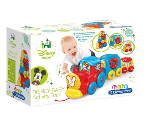 Jucarie Baby Clementoni Disney Mickey Mouse Tren de stivuit [0]