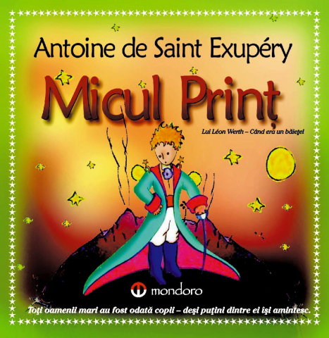 Cărți - Micul print – Antoine de Saint-Exupery