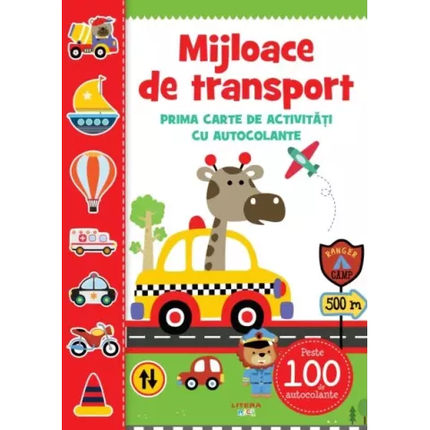 Cărți - Mijloace de transport. Prima carte de activități cu autocolante