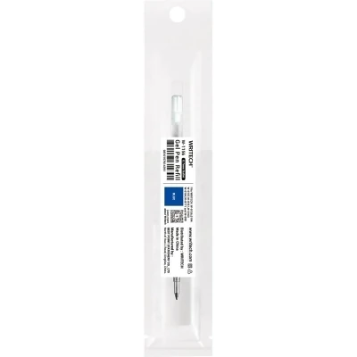 Rechizite școlare - Mina pix gel Writech Space up si Ombre 0.7 mm albastru