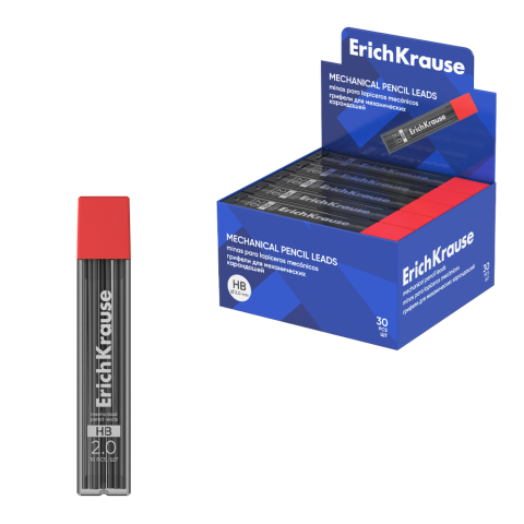Rechizite școlare - Mine ErichKrause pentru creioane mecanice 2.0 mm HB 10 buc /set