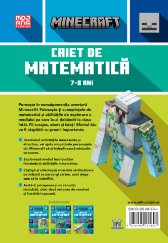 Minecraft - Caiet de matematica 7-8 ani - Dan Lipscombe, Brad Thompson [1]