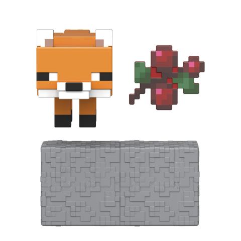 MINECRAFT CRAFT A BLOCK FIGURINA FOX 8CM [3]