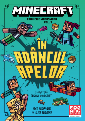 Cărți - Minecraft – Cronicile Woodsword. In adancul apelor – Nick Eliopulos