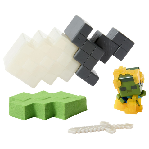 MINECRAFT MINI MODE SET EXPLORARE MINIERA GRI SI ALB [6]