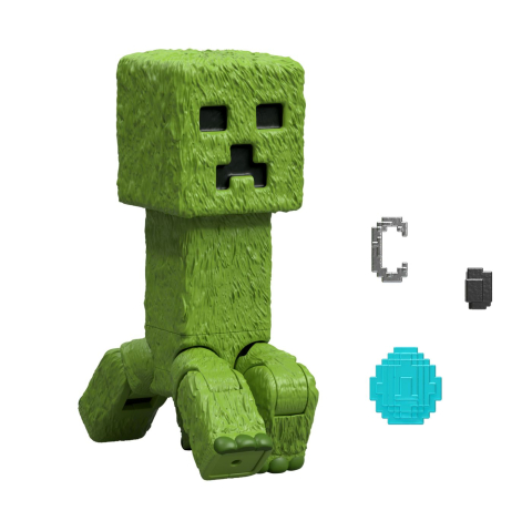 MINECRAFT SET FIGURINA CREEPER CU ACCESORII [4]