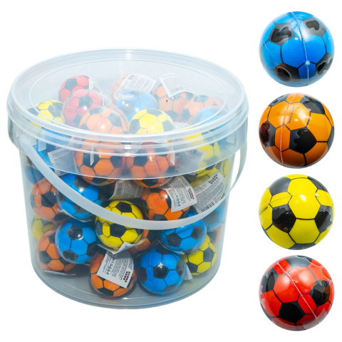 Jucării și jocuri - Minge super elastica 4.5 cm fotbal diverse culori