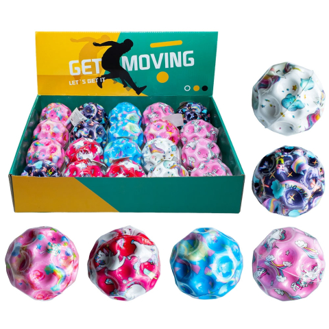 Jucării și jocuri - Minge super elastica 7 cm Unicorn diverse culori