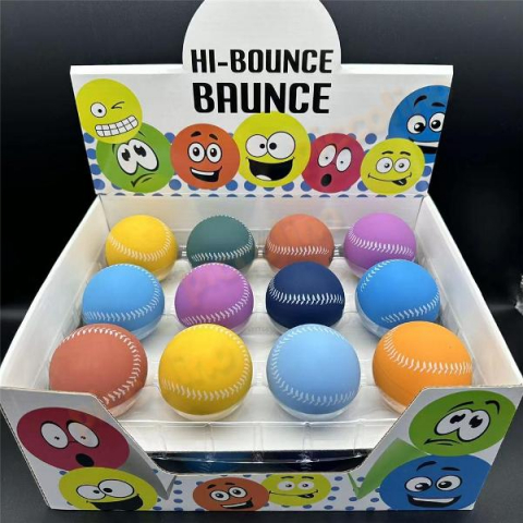 Jucării și jocuri - Minge topaitoare baseball 6 cm