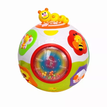 Jucării interactive și tematice - Minge cu lumini si sunete Prinde-ma daca poti 6 luni+ Hola