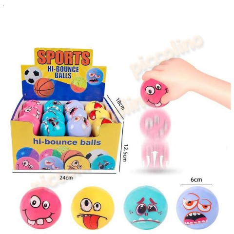 Sport și activități în aer liber - Mingiuta topaitoare mutra 6 cm