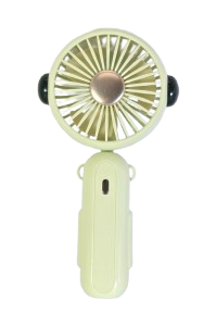 Accesorii personale și beauty - Mini ventilator de mana portabil reincarcabil USB 3 trepte de viteza verde