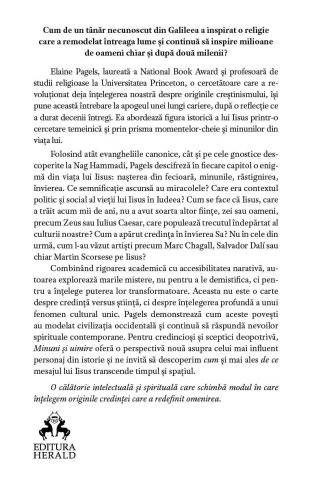 Minuni si uimire. Cercetare asupra misterului vietii lui Iisus si asupra originii credintelor crestine - Elaine Pagels [1]