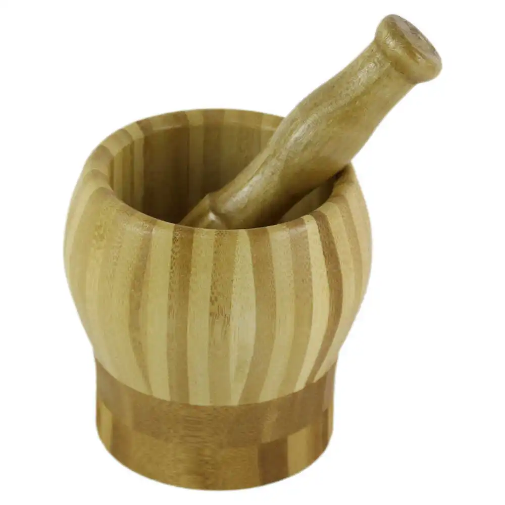 Casă și decorațiuni - Mojar cu pistil din lemn 11 cm