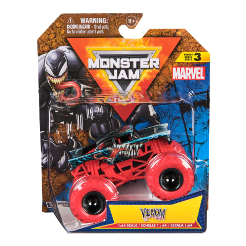Jucării și jocuri - MONSTER JAM MARVEL CAMION GIGANT VENOM SCARA 1 LA 64