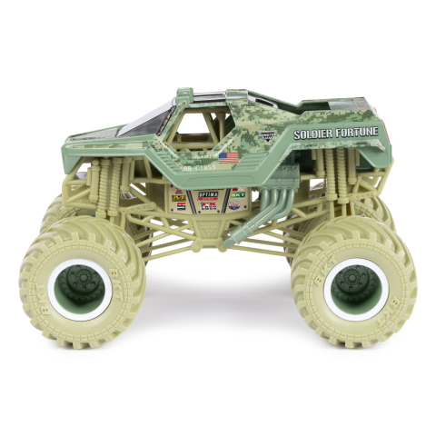 MONSTER JAM MASINUTA METALICA SOLDIER FORTUNE SCARA 1:24 [4]