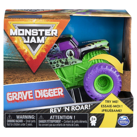Jucării și jocuri - MONSTER JAM METALICE SERIA ROAR SCARA 1 LA 43 GROPARUL