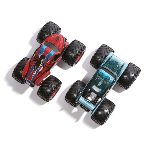 MONSTER JAM SET 2 MASINUTE METALICE VENOM VS THE AMAZING SPIDERMAN SCARA 1 LA 65 [3]