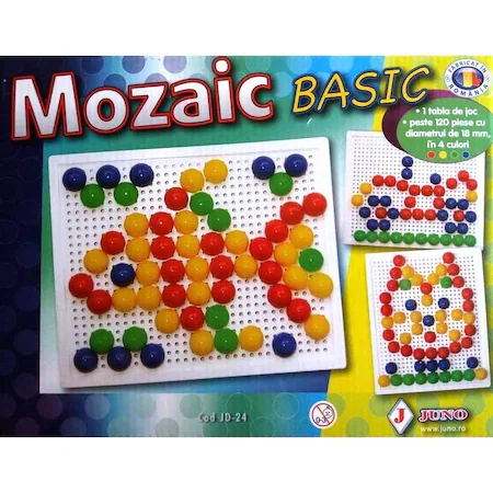 Jucării creative și senzoriale - Joc Mozaic BASIC JD-24 Juno