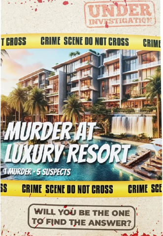 Jucării și jocuri - Murder at Luxury Resort. Joc de societate