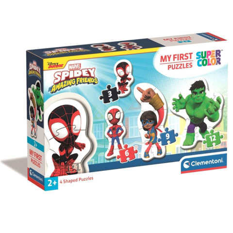 Puzzle - My first puzzles Puzzle Spidey and his Amazing Friends Set 4 in 1 Clementoni