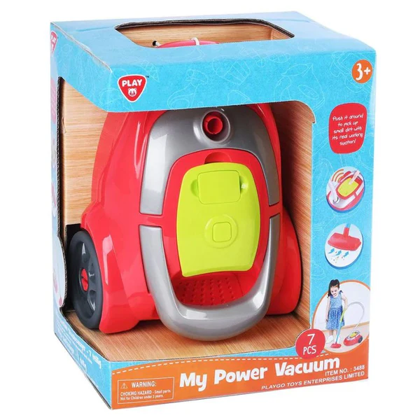 Jucării interactive și tematice - Aspiratorul meu cu lumini 7 piese 3 ani+ Playgo