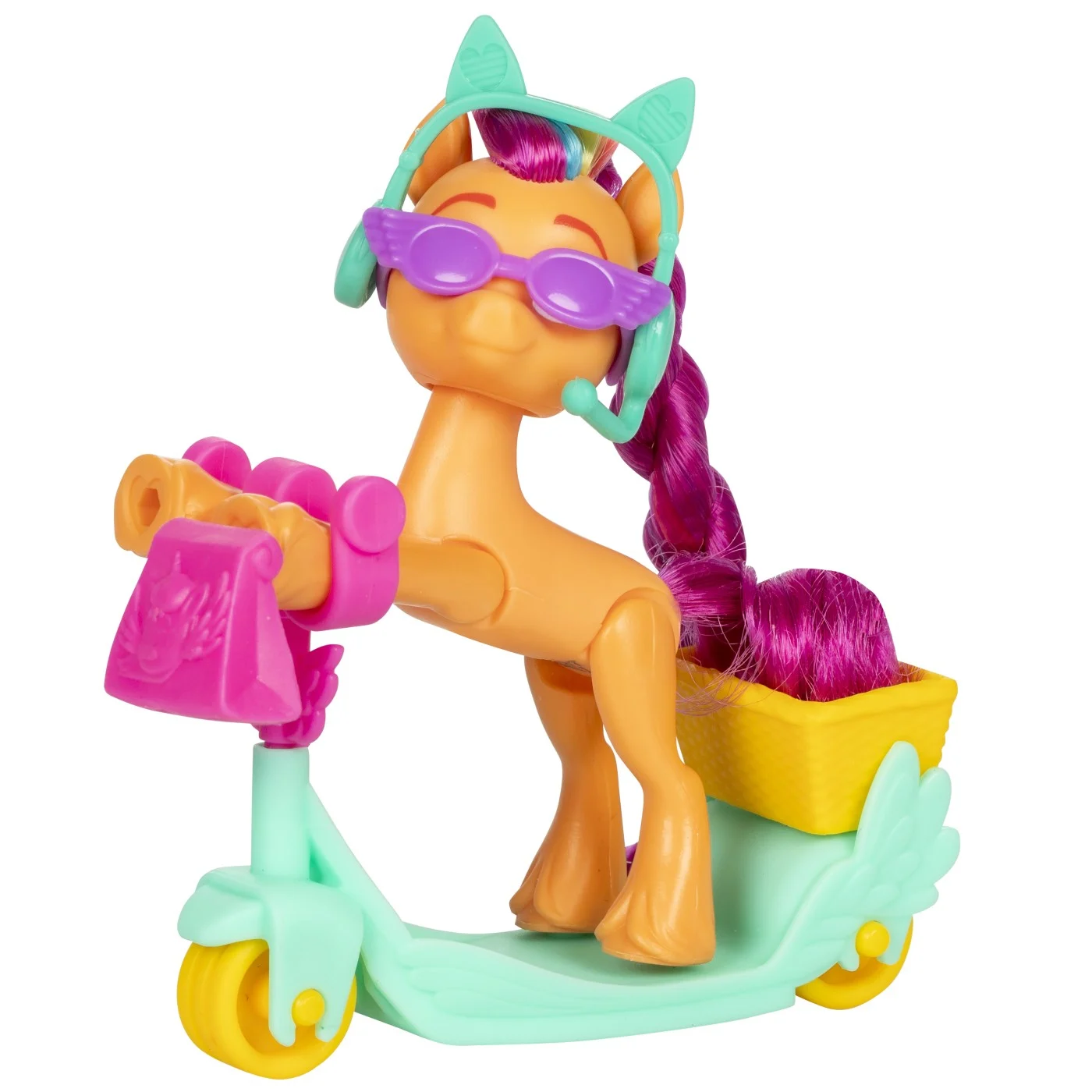 My Little Pony Sunny Starscout pe scooter set figurina si 4 accesorii [4]