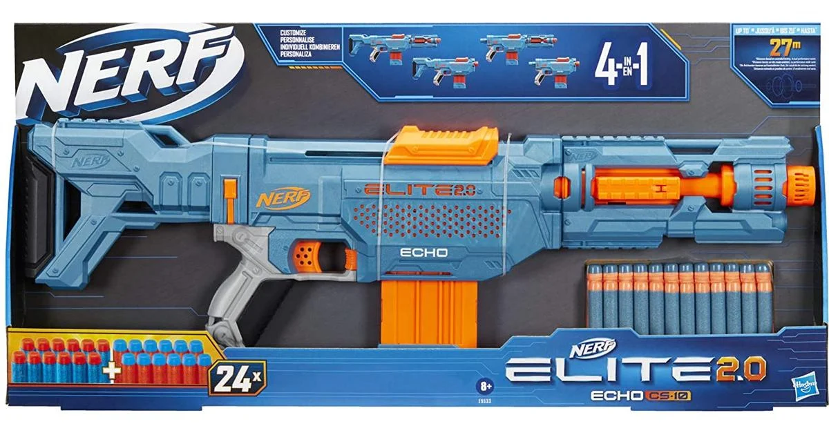 Jucării interactive și tematice - Nerf Blaster Elite 2.0 Echo CS-10