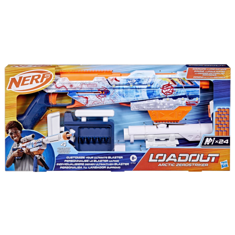 Unelte și arme de jucarie - NERF BLASTER LOADOUT ARCTIC ZEROSTRIKER
