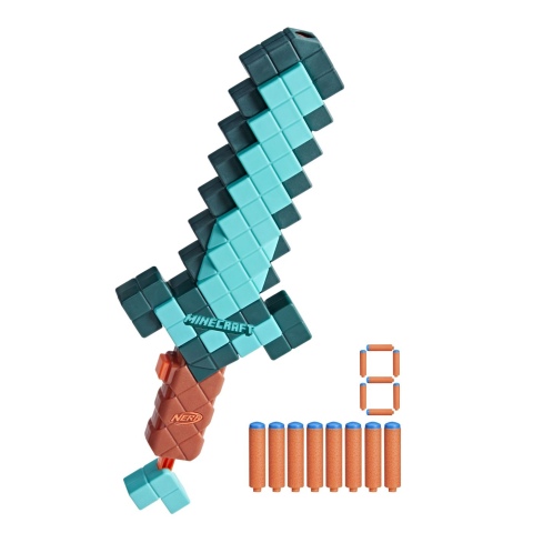 NERF BLASTER MINECRAFT DIAMOND [1]