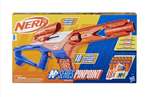 Jucării interactive și tematice - Blaster Nerf N-Series Pinpoint 18 proiectile
