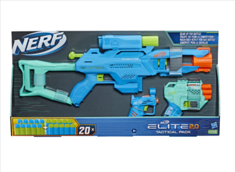Set 3 blastere Nerf Elite 2.0 Tactical Pack cu 20 de proiectile [2]