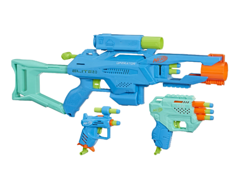 Set 3 blastere Nerf Elite 2.0 Tactical Pack cu 20 de proiectile [1]