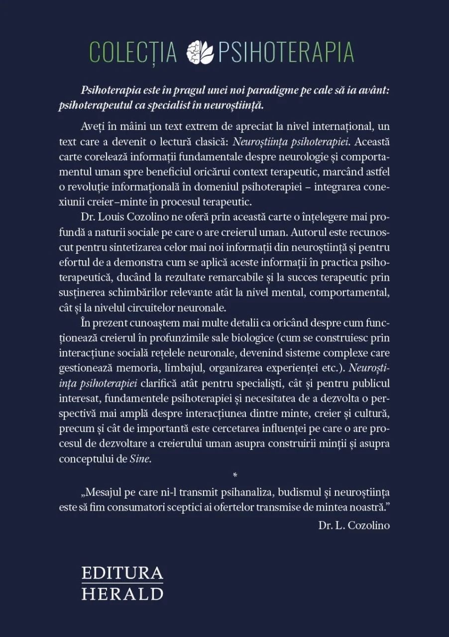 Neurostiinta psihoterapiei - Louis Cozolino [1]
