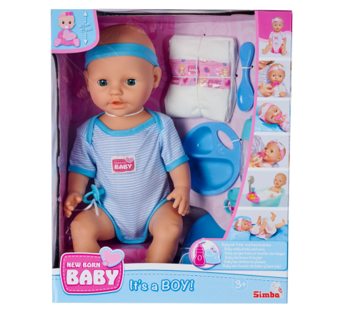 Jucării și jocuri - NEW BORN BABY BEBELUS 43CM