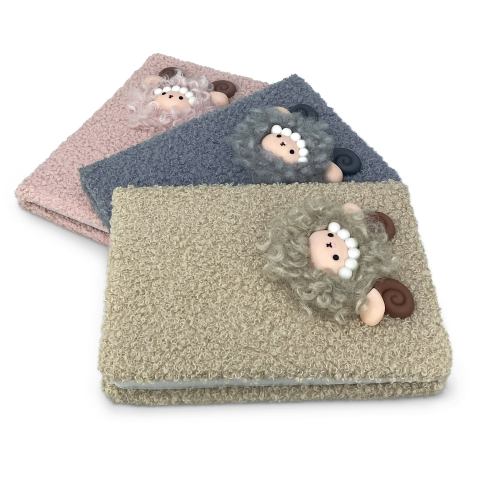 Papetărie și articole din hârtie - Notebook oite Sheep 3D cutie 96 pag 13x18cm Lebez