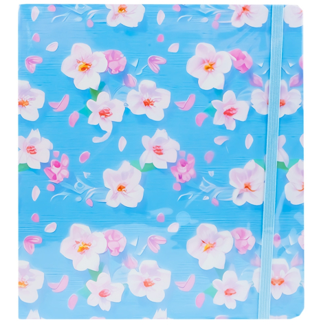 Note A5 80 file patrat floral modele diferite [3]