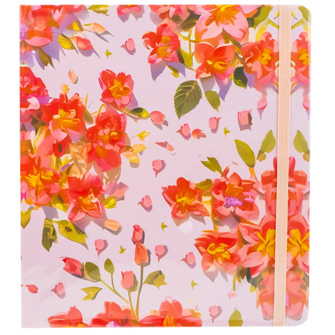 Note A5 80 file patrat floral modele diferite [2]