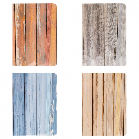 Noutăți Librăria Compas - Notes A5 cu elastic 80 file Lemn