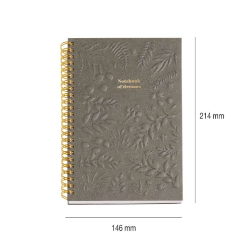 Notebook A5 spira 80 file dictando British Bloom [1]