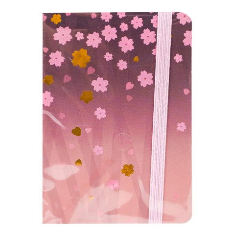 Notes A6 cu elastic 80 file flori modele diferite [5]