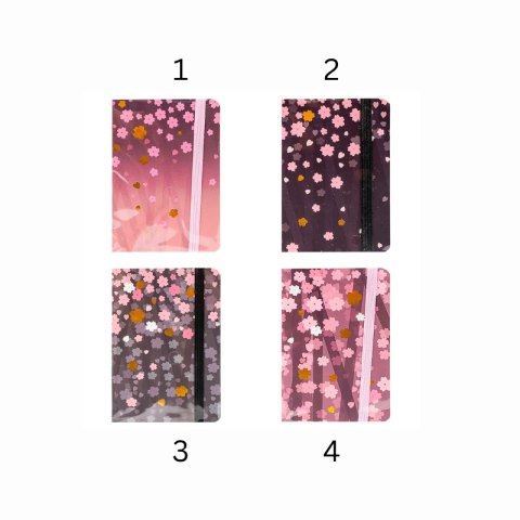 Notes A6 cu elastic 80 file flori modele diferite [1]