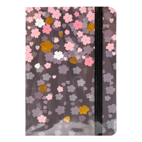 Notes A6 cu elastic 80 file flori modele diferite [3]