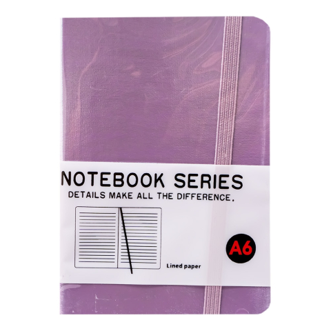 Notes A6 cu elastic 80 file metalizat culori diferite [2]