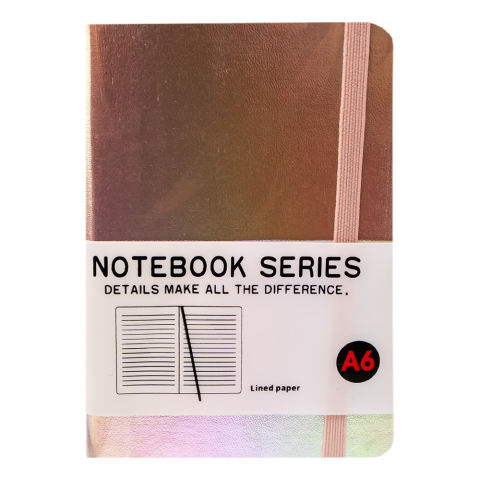 Notes A6 cu elastic 80 file metalizat culori diferite [3]