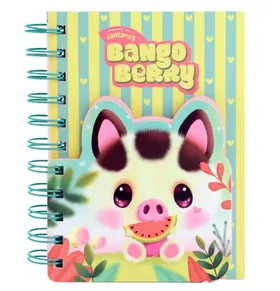 Notes și cuburi memo - Notes A6 dictando cu spira 280 file Piggy Porcusorul