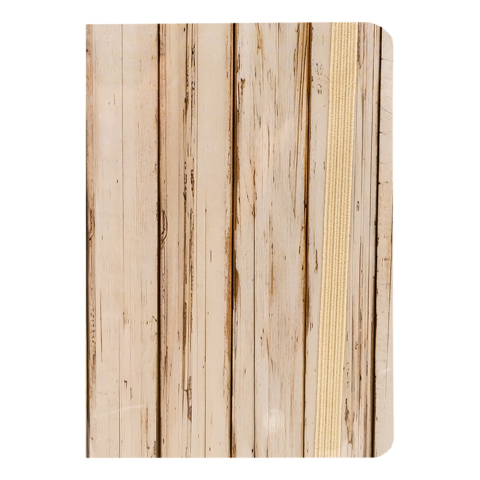 Notes A7 cu elastic 80 file coperta textura lemn [1]