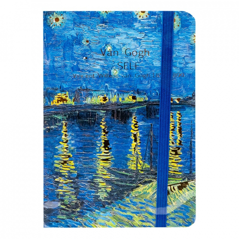 Notes dictando A7 cu elastic 80 file picturi Van Gogh [2]